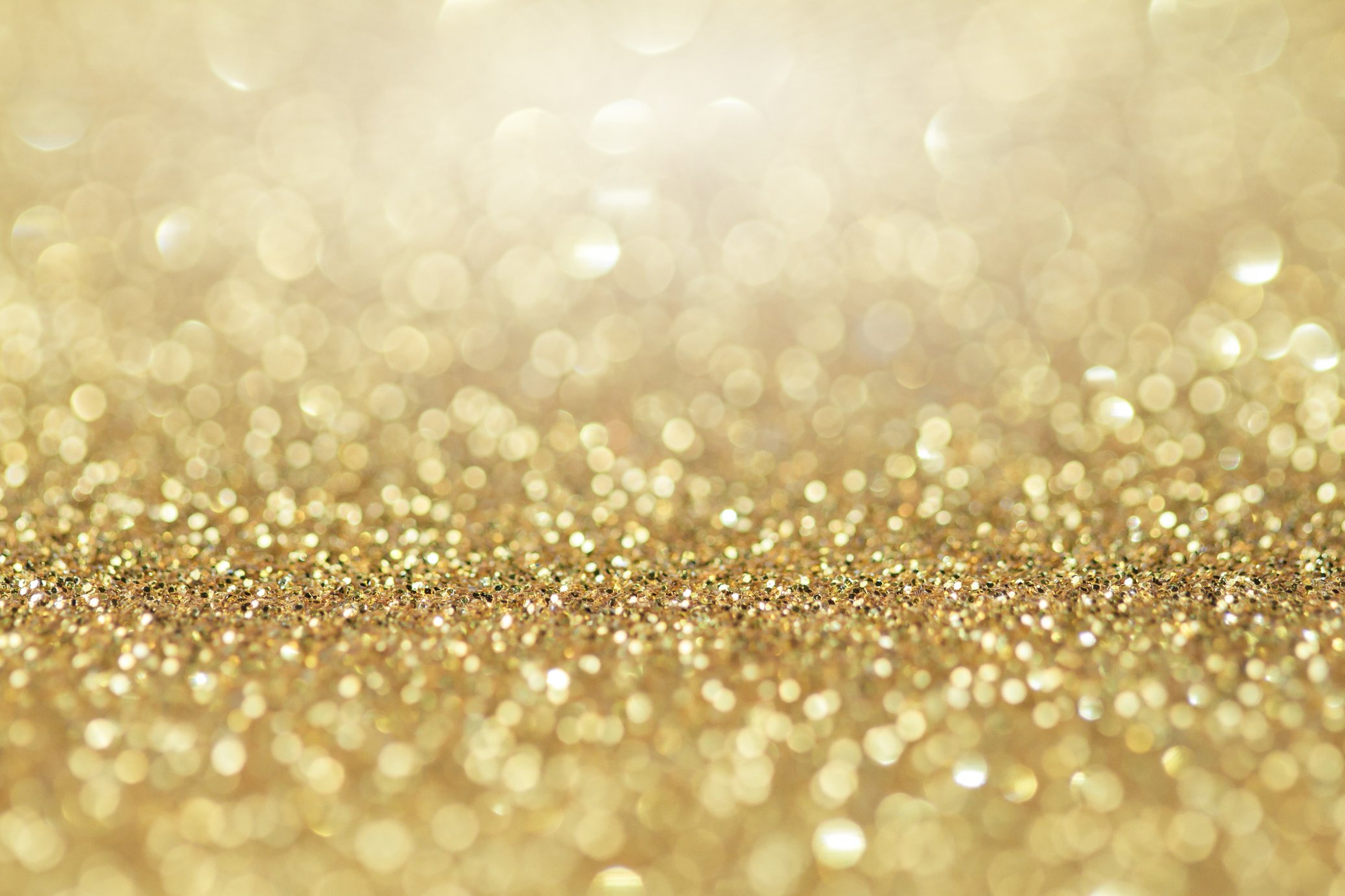 Abstract golden glitter background. Celebration and christmas ba